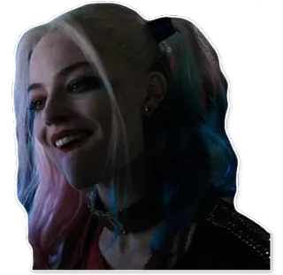 😏 Harley Quinn Suicide Squad Harley Quinn, Suicide Squad, DC Comics, Margot Robbie, méchant, anti-héros whatsapp sticker