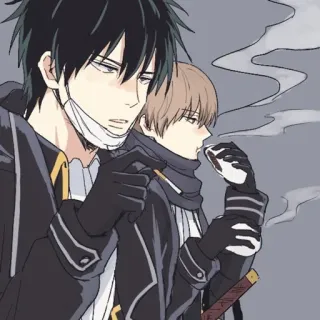🚬 Аниме, Курение, Сигареты, Манга, Персонажи, Искусство telegram sticker