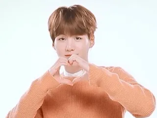 🧡 personne, coeur, main, amour, k-pop telegram sticker