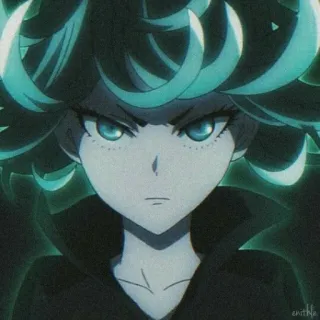 📎 Tatsumaki One-Punch Man Tatsumaki, One-Punch Man, Anime, Esper, Poderosa, Personaje, Pelo Verde telegram sticker