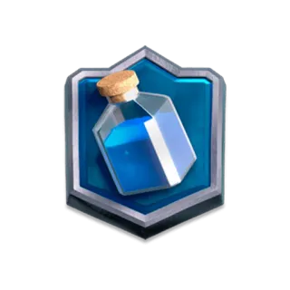 🔝 bouteille, potion, bleu, magie, liquide whatsapp sticker