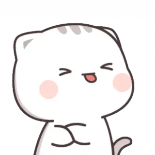 🍼 chat, mignon, autocollant, dessin animé, kawaii, animal telegram sticker