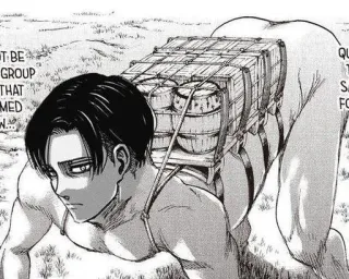 😭 Levi Attack on Titan anime, manga, attack on titan, levi ackerman, cartoon, fantasy, violence whatsapp sticker