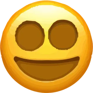 😀 Emoji, Smiley, Gelb whatsapp sticker