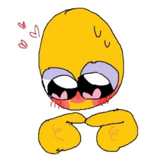 🥺 emoji, mignon, rougissant, amour, adorable, uwu, timide telegram sticker