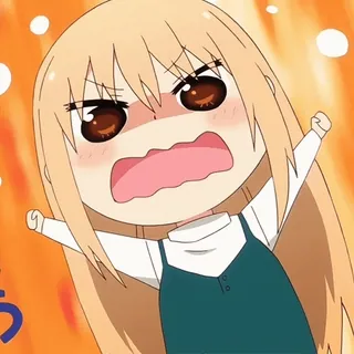 😒 Umaru Doma Himouto! Umaru-chan telegram sticker