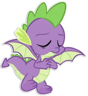 😔 Spike My Little Pony spike, dragon, cartoon, my little pony, pony, animated telegram sticker