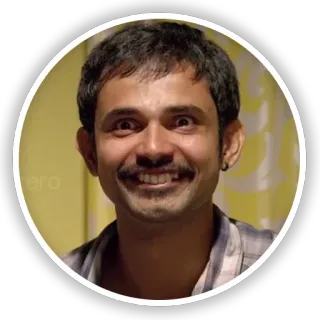 😃 man, facial expression, portrait, smile, eyes, face telegram sticker