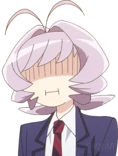 😐 Komi Shouko Komi Can't Communicate Аниме, Komi Can't Communicate, Коми Сёко, раздраженный, выражение, милый, Манга telegram sticker
