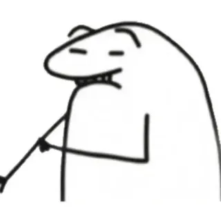🦔 patyczak, rysunek, kreskówka, mem telegram sticker