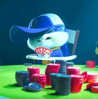 🍧 cat, poker, gambling, cartoon, animal, game, cards telegram sticker