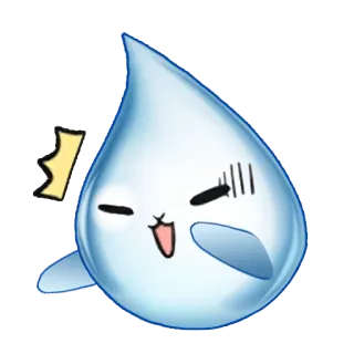 😱 Tetes air, Kartun, Kawaii, Lucu, Anime, Karakter telegram sticker