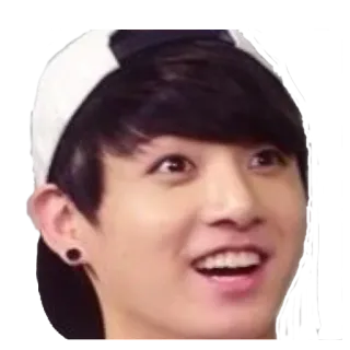 😂 visage, expression, homme, personne, souriant, jeune, k-pop telegram sticker