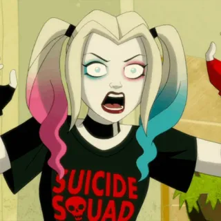 🎪 Harley Quinn Suicide Squad SUICIDE SQUAD 할리 퀸, dc 코믹스, 수어사이드 스쿼드, 안티 히어로, 악당, 슈퍼 히어로 telegram sticker