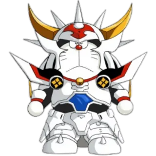 😡 Doraemon doraemon, rüstung, katze, anime, cartoon, roboterkatze, futuristisch, japanisch whatsapp sticker