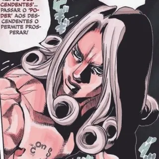 🌟 Funny Valentine JoJo's Bizarre Adventure: Steel Ball Run CENDENTES'...
PASSAR O 'PO-
DER' AOS DES-
CENDENTES O
PERMITE PROS-
PERAR!
cong Anime, Manga, Steel Ball Run, Jojo, Funny Valentine telegram sticker