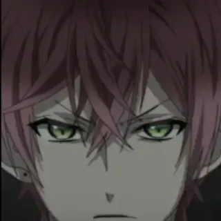 🥀 Ayato Sakamaki Diabolik Lovers Anime, Manga, Capelli rossi, Vampiro, Personaggio, Fanart telegram sticker