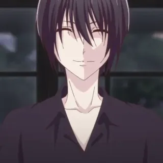 🕸 Akito Sohma Fruits Basket Anime, Manga, Fruits Basket, Akito Sohma, Personaggio, Ritratto, Illustrazione telegram sticker