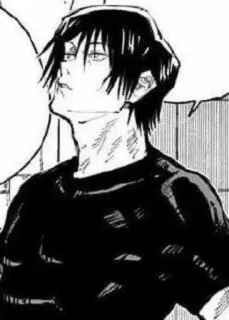 🔳 Toji Fushiguro Jujutsu Kaisen Anime, Manga, Toji Fushiguro, Jujutsu Kaisen, Personaje, Fanart telegram sticker