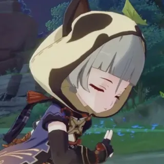 🌱 Sayu Genshin Impact Sayu, Genshin Impact, Videogioco, Personaggio, Anime telegram sticker