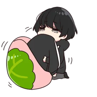 😋 Anime, Chibi, Mignon, Kawaii, Dessin animé, Personnage, Animation whatsapp sticker