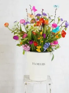 🌸 FLOWERS kwiaty, kwiatowy, bukiet, wiaderko, kompozycja telegram sticker