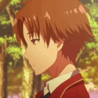🎲 Ayanokouji Kiyotaka Classroom of the Elite Anime, Escola, Personagem, Sério, Kiyotaka whatsapp sticker