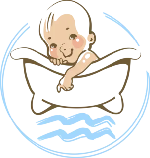 😕 bayi, Aquarius, zodiak, horoskop, anak, elemen air telegram sticker