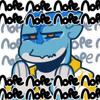 ❌ Nope Nope Nope Nope Nope Nope Nope Nope Nope Nope Nope Nope Nope Nope Nope Nope nein, ablehnung, nein, zustimmung, cartoon whatsapp sticker
