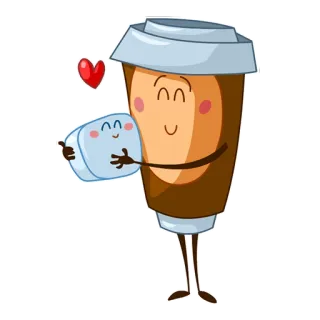 Hi Coffee! - Diveo Media whatsapp stickers
