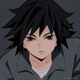 🌊 Giyu Tomioka Demon Slayer Anime, Demon Slayer, Giyu Tomioka, Manga telegram sticker