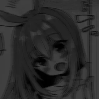 📓 Anime, Mädchen, Horror, Gruselig, Dunkel, Manga, Cartoon telegram sticker