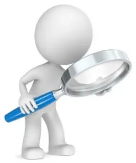 🔎 stick figure, magnifying glass, searching, investigating telegram sticker