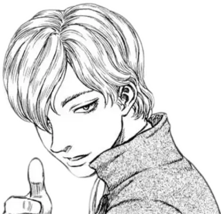 👍 Griffith Berserk Manga, Anime, Nghệ thuật, Nhân vật, Bản vẽ, Minh họa telegram sticker