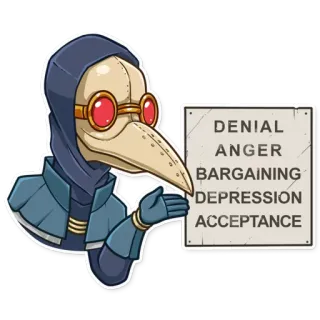 Plague M. D. telegram stickers