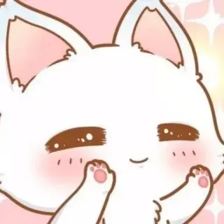 🥰 cat, cute, kawaii, animal, cartoon, adorable, happy, pet telegram sticker