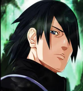😟 Sasuke Uchiha Naruto anime, naruto, sasuke, uchiha, manga, ninja telegram sticker