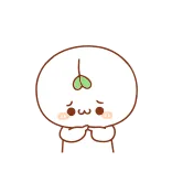 🥺 mono, kawaii, emoji, sticker whatsapp sticker