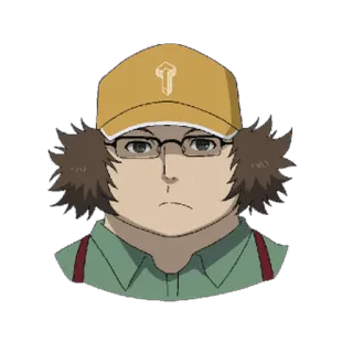 😕 Itaru Hashida Steins;Gate Аниме, Персонаж, Очки, Мужской, Врата Штейна, Итару Хашида telegram sticker