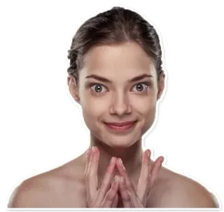 😊 mujer, rostro, retrato, persona, belleza, modelo telegram sticker