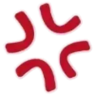 💢 marah, pemarah, kesal, suasana hati, frustrasi, emosi telegram sticker