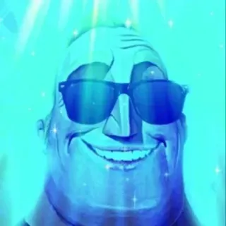 😰 Mr. Incredible The Incredibles Mr. Iniemamocny, Meme, Okulary przeciwsłoneczne, Iniemamocni, Postać telegram sticker