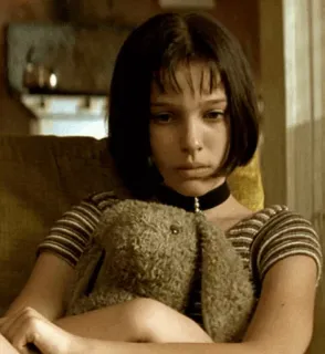 🎗 Mathilda Léon: The Professional Mathilda, O Profissional, Filme, Personagem, Natalie Portman whatsapp sticker