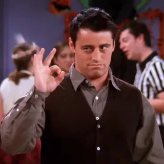 👌 Joey Tribbiani Friends série télé, Joey, Friends, personnage, sitcom telegram sticker