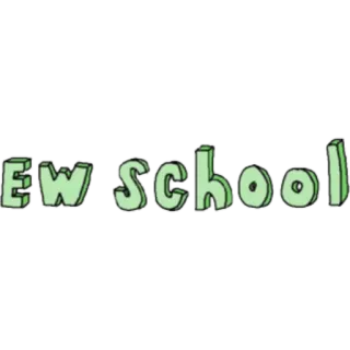 😢 New School school, new school, education, learning, green, text telegram sticker