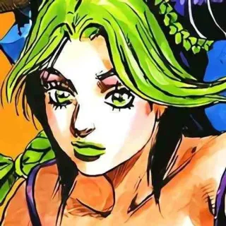 🧃 Jolyne Cujoh JoJo's Bizarre Adventure Jolyne, JoJo, Anime, Karakter, Fanart telegram sticker