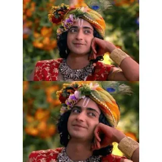 😗 Krishna Krishna, Hinduísmo, Cultura indiana, Deus, Divindade telegram sticker