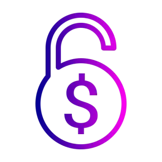 💸 美元符号, 钱, 解锁, 金融, 投资, 财富, 商业, 金融 telegram sticker