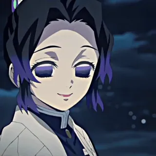💜 Shinobu Kocho Demon Slayer Anime, Demon Slayer, Shinobu Kocho, Manga, Dessin animé, Personnage whatsapp sticker