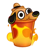 🍦 This is Fine dog Gunshow telegram sticker